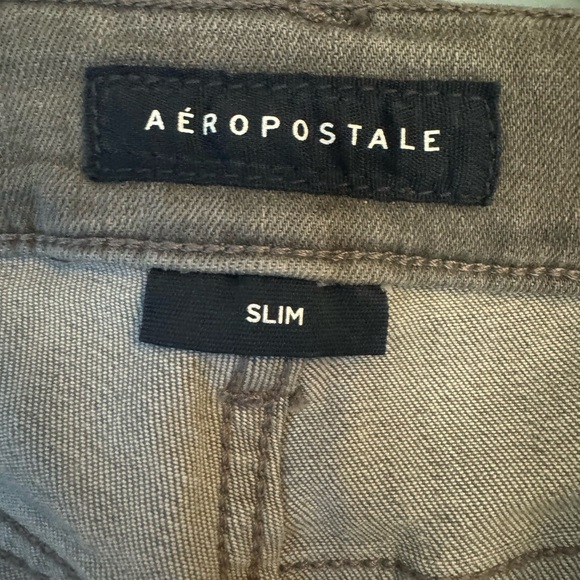 Aeropostale Men’s Grey Slim Jeans - Picture 10 of 12